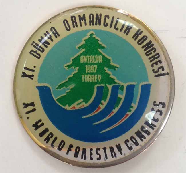 XI World forestry congress. Antalya 1997 Turkey (XI Всемирный лесной конгресс. Анталия 1997 Турция)